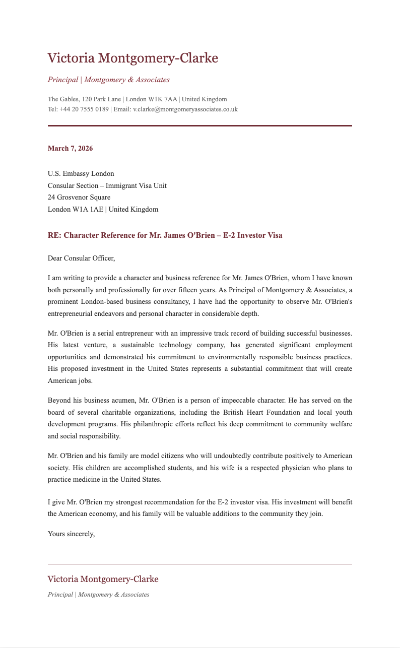 Burgundy formal immigration reference